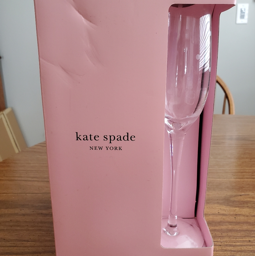 Kate Spade champagne flutes